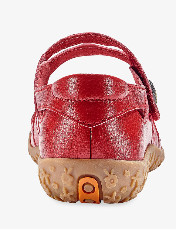 Comfortschoenen in ultrasoepel leer - rood (rood) Comfortschoenen in ultrasoepel leer - rood (rood)